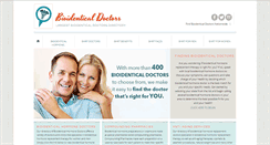 Desktop Screenshot of bioidenticaldoctors.com